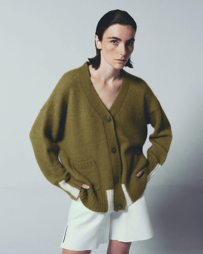 MAYA CARDIGAN GREEN
