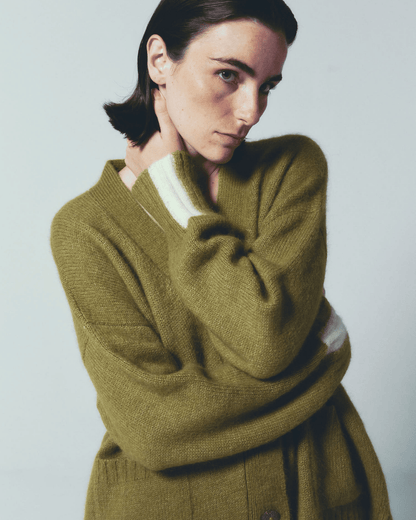 MAYA CARDIGAN GREEN