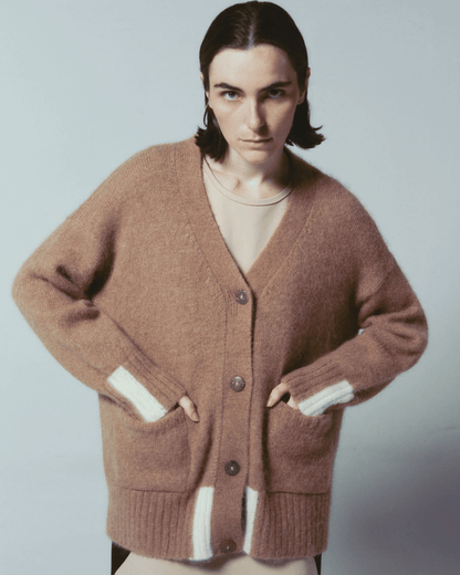 CARDIGAN MAYA CAMEL