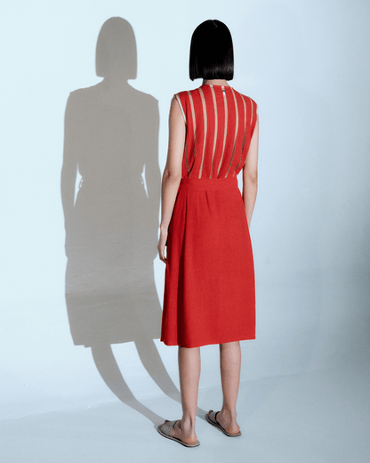 VIOLA DRESS RED
