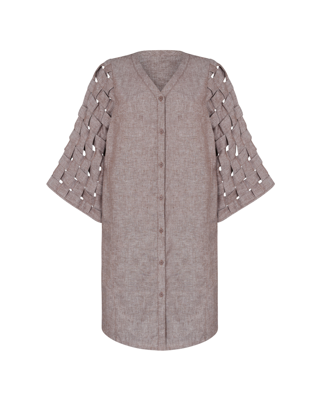 ELIAS DRESS BROWN