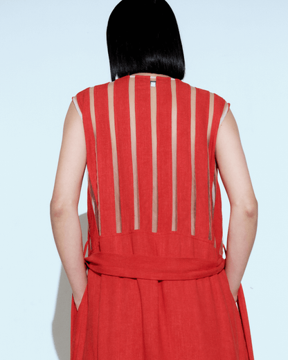 VIOLA DRESS RED