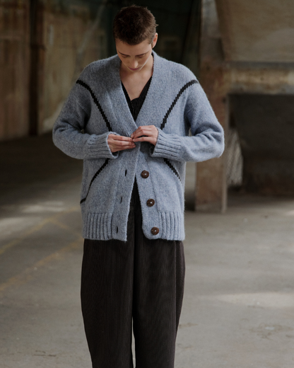 AIRA CARDIGAN BLUE