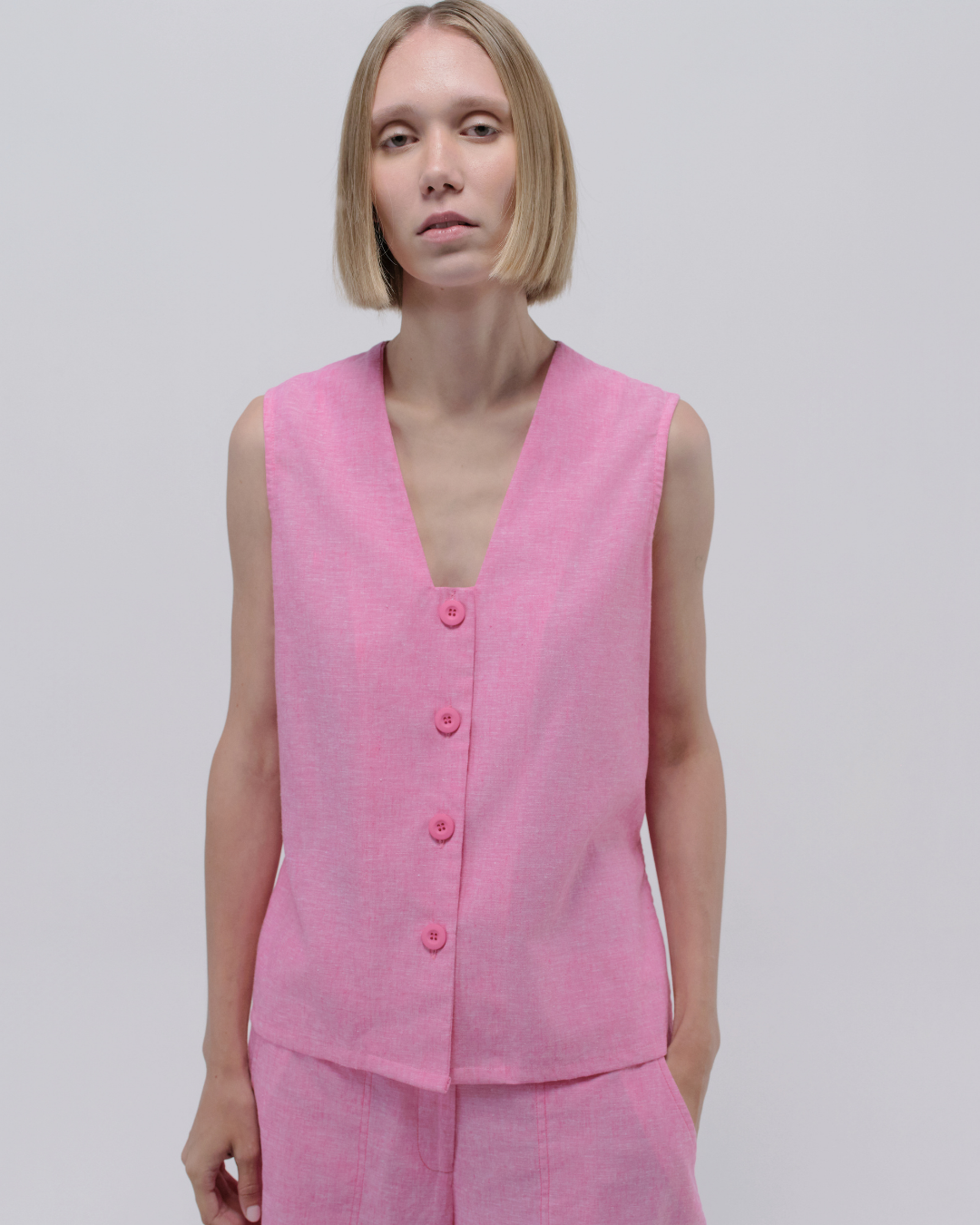ONA BLOUSE MAGENTA