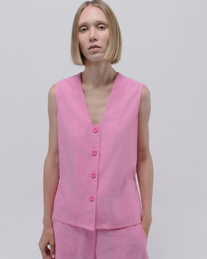 ONA BLOUSE MAGENTA