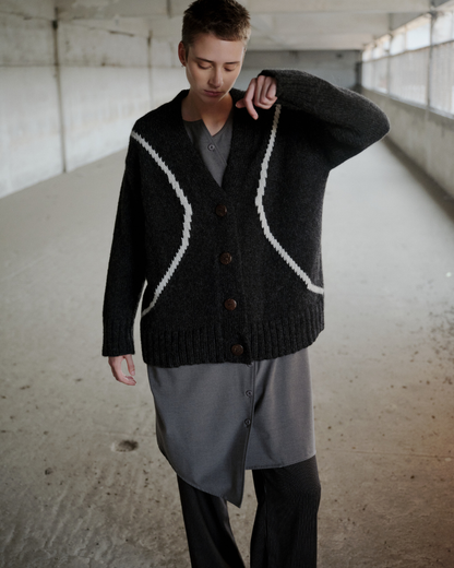 AIRA CARDIGAN BLACK