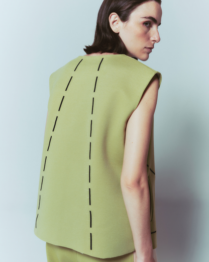 TESSA VEST GREEN