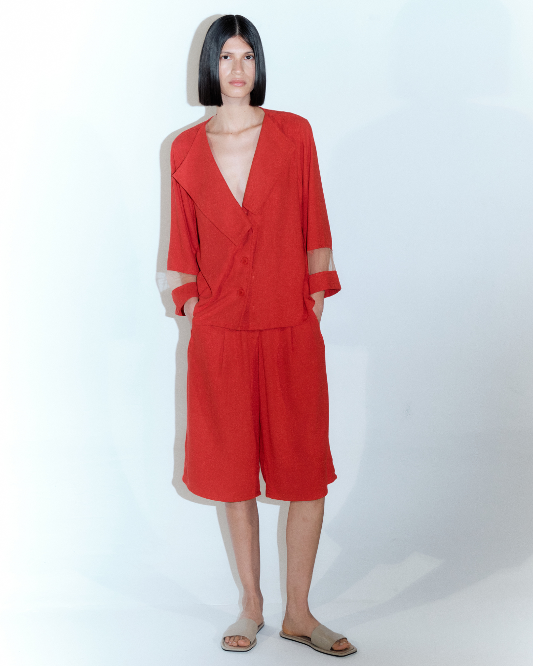 PALMER SHORTS RED