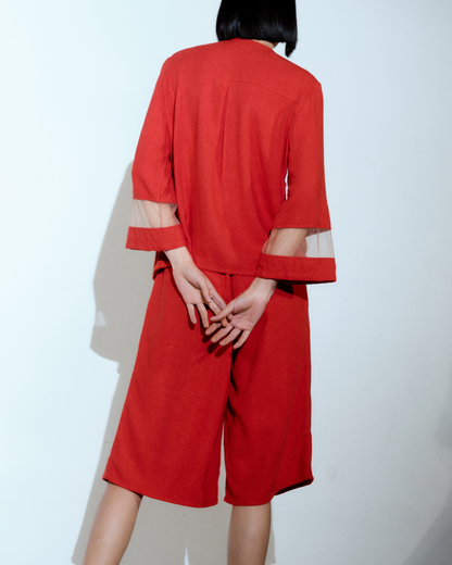 PALMER SHORTS RED