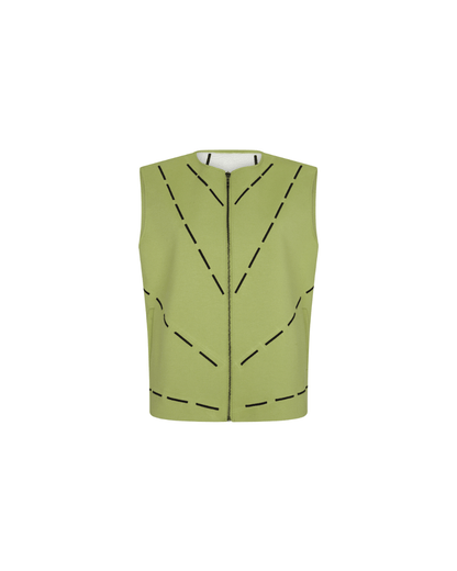 TESSA VEST GREEN