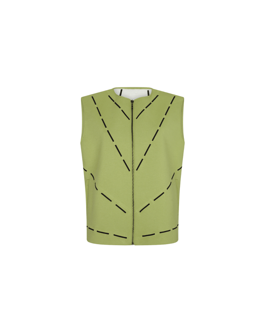 TESSA VEST GREEN
