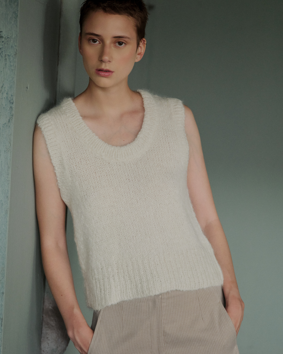 MARGOT VEST IVORY