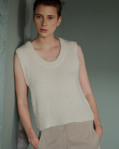 MARGOT VEST IVORY
