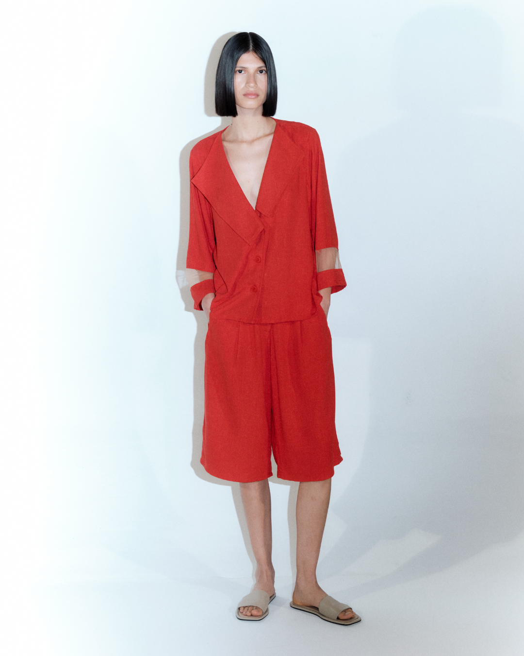 CHAQUETA MILA ROJA