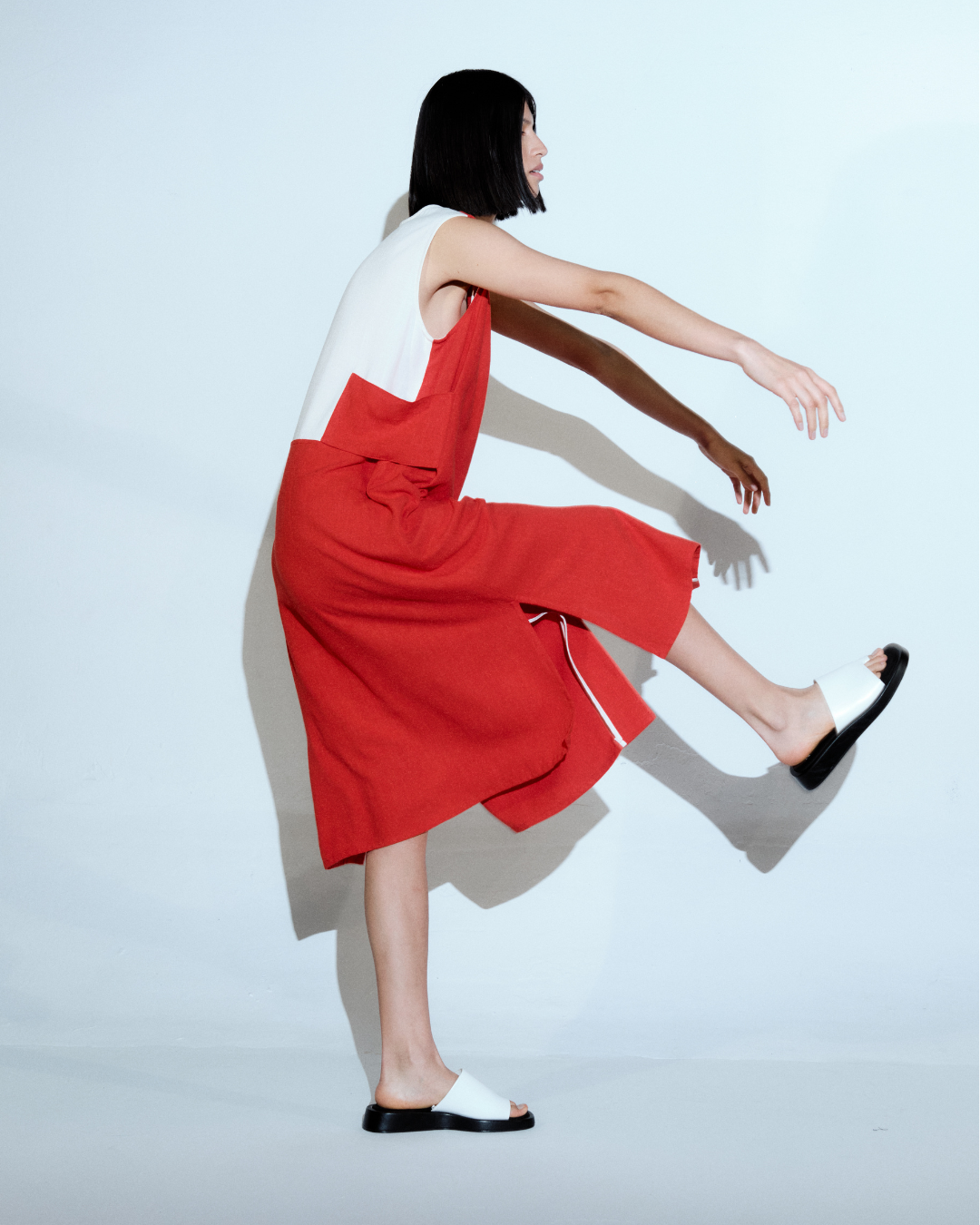 EVA DRESS RED