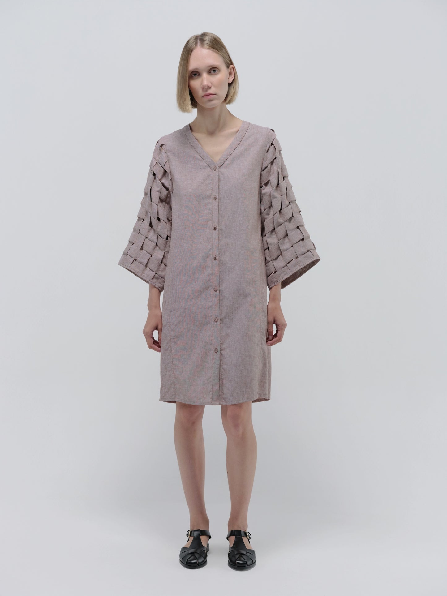 ELIAS DRESS BROWN